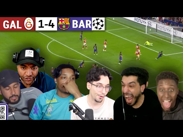 BARCA HATERS COLLAPSE! 😂 BARCELONA FANS ERUPT AFTER 4-1 CHAMPIONS LEAGUE THRILLER! | MATCH REACTIONS