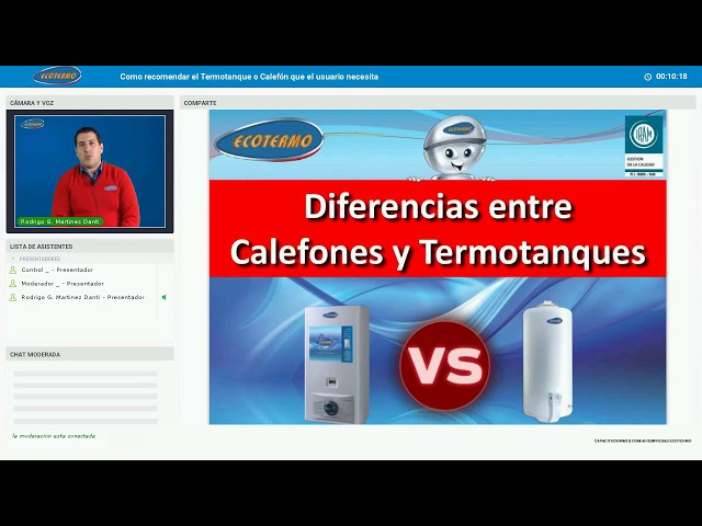 Capacitación Online Ecotermo 2017 / Como recomendar el producto que el usuario necesita