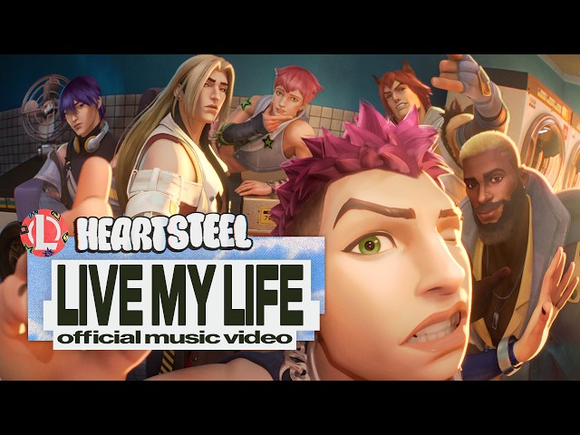 HEARTSTEEL - Live My Life ft. Anderson .Paak, BAEKHYUN, Connor Price, Nic D (Official Music Video)