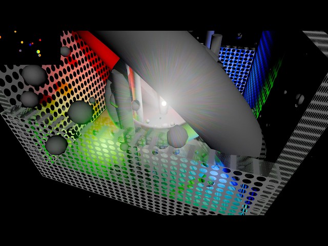 Starburst - lens flare occlusion demo / stress test [Liblast Framework] 2026-10-09