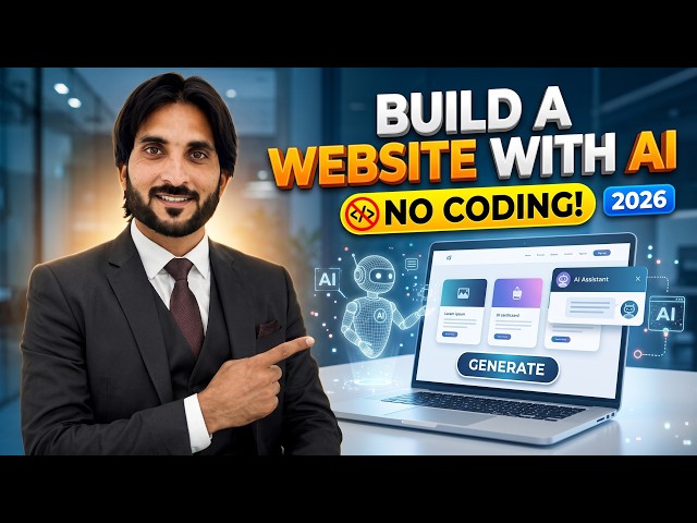 How to Make a Website with AI in 2026 | No Coding Required | AI Website Builder | Complete Tutorial