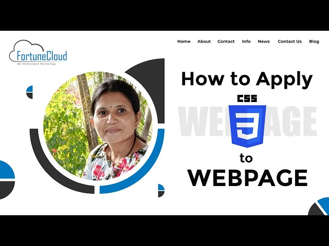 How to Apply CSS to Webpage #fortunecloud #marathi