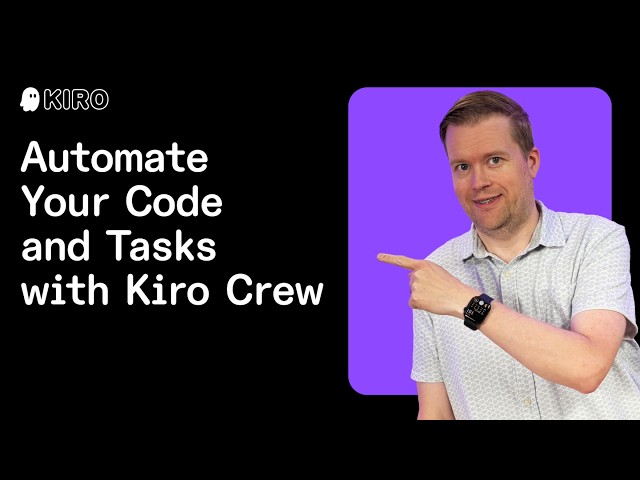 Automate your code and tasks with Kiro Crew
