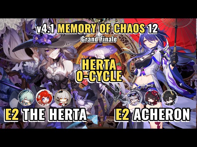 The Herta 0 CYCLES Nikador | v4.1 Memory of Chaos | E2 Therta & E2 Acheron | Honkai Star Rail