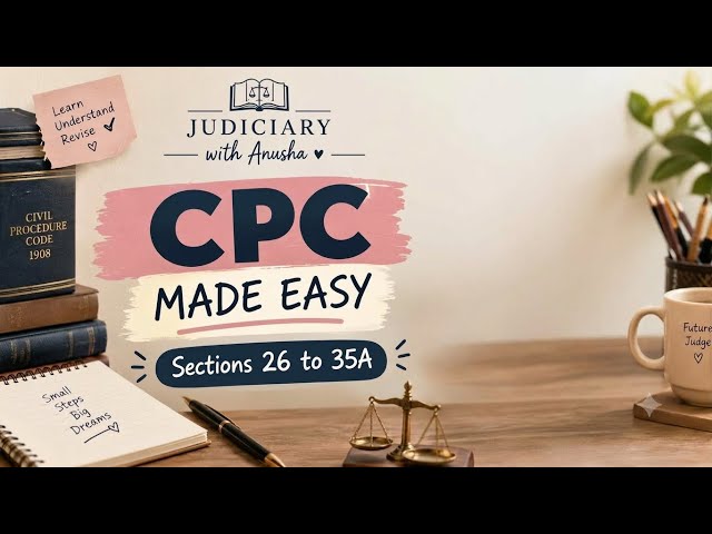 CPC MADE EASY | Sections 26–35B 