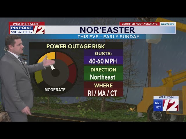 WPRI 12 Weather Forecast 9/26/26: Heavy Rain, Strong Winds Continue Tonight Into Sunday
