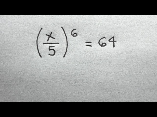 Solve for x in this nice Algebra equation | Math Olympiad Mathematics