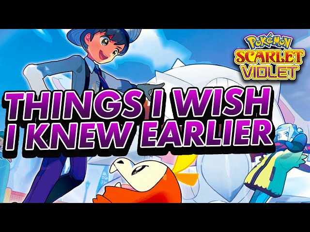 Early Game Tips For a New Playthrough of Pokemon Scarlet and Violet