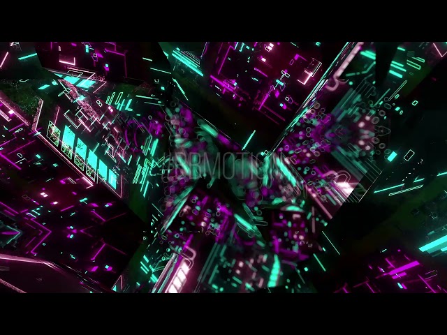 12 Hours PERFECT 4K 60FPS Loop 006 cyberpunk neon city vj loop 4k