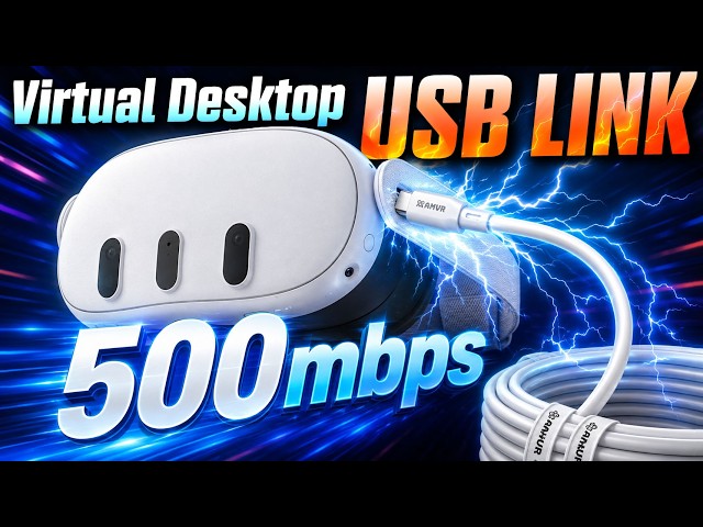 Has PCVR Peaked? Virtual Desktop's USB Upgrade Tested on Quest 3