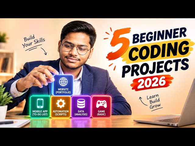 5 Coding Projects for Beginners in 2026