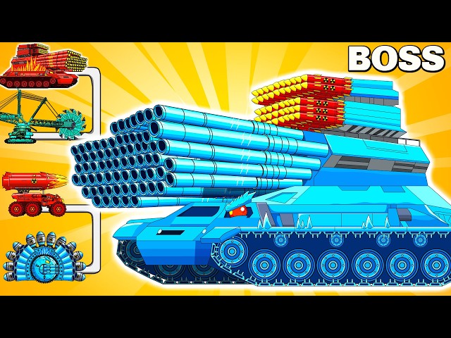 THE NEW BOSS : MISSLE NUCLEAR vs WORLD'S BEST Cartoons tank