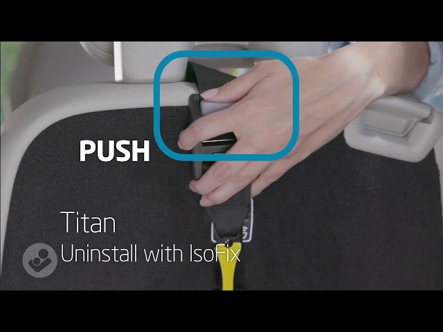 Maxi-Cosi | Titan Car seat | How to uninstall with IsoFix