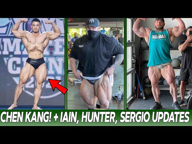 Chen Kang Guest Posing - Looks Great! + Sergio Oliva, Hunter Labrada, Iain Valliere Updates!