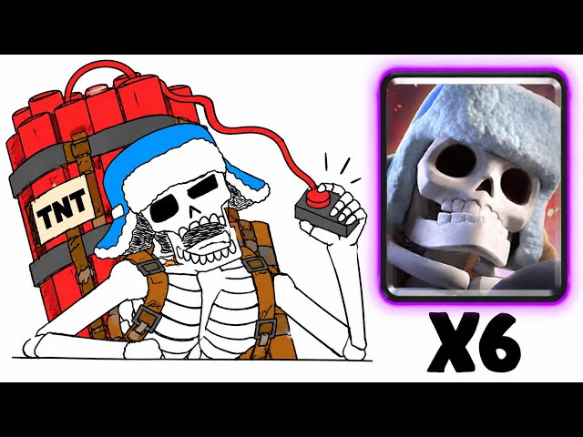 6 Giant Skeletons COMPLETELY CLOG THE BRIDGE!