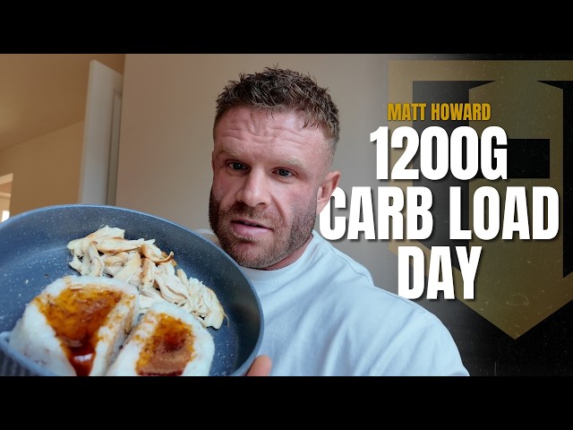 2 Days Out: 1200g Carb Load + Push Day Workout | Day in the Life | HOSSTILE