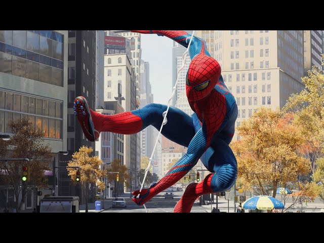 Swinging and Crime Fighting ( Spider-Man Remastered ) PS5 4K 60FPS TEST