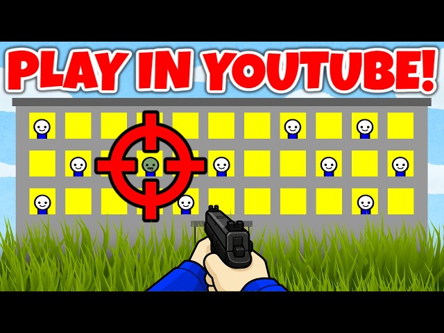 This Video is a PLAYABLE Shooter Game!