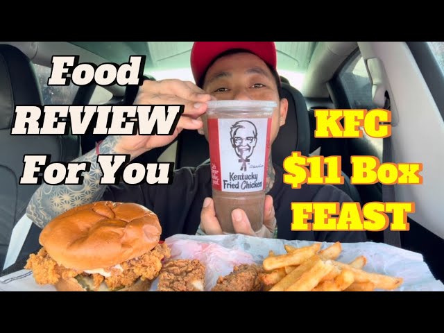 KFC $11 BOX FEAST FOOD REVIEW