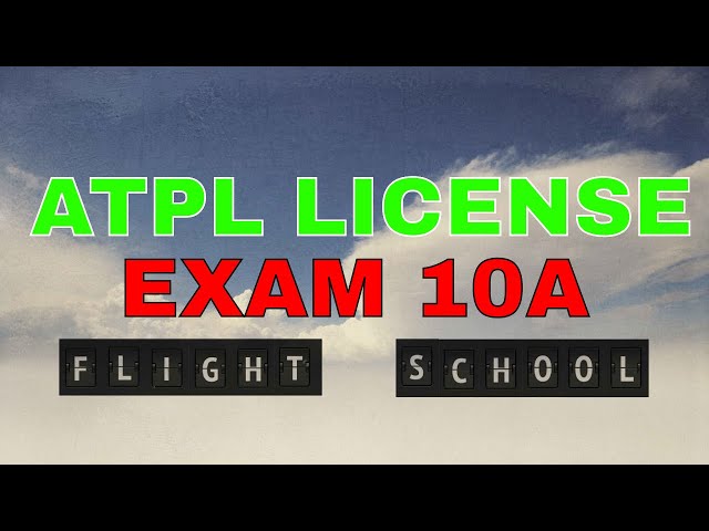 Virtual Pilot Life | Learning Centre | ATPL Exam 10 of 10  | PART 1 | PRE FLIGHT AND TAKEOFF