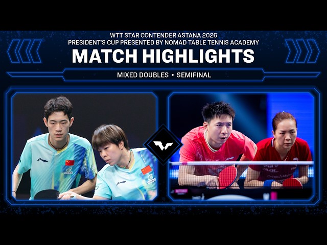 Chen/Wang vs Fang/Yuan | XD SF | #WTTAstana 2026