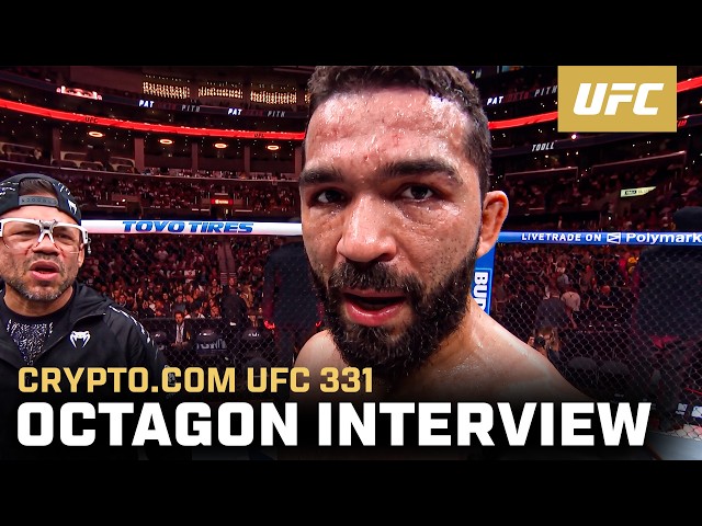 Patricio Pitbull Octagon Interview | UFC 331