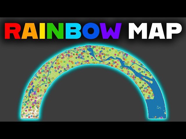 What Happens if the Map Is Shaped Like a Rainbow? | OpenFront.io v34
