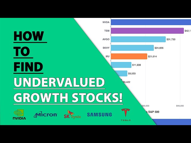 How to Find Undervalued GROWTH Stocks for Long-term Investing!