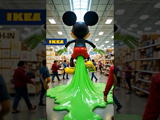 🛋️100 Mickey Mouses at IKEA