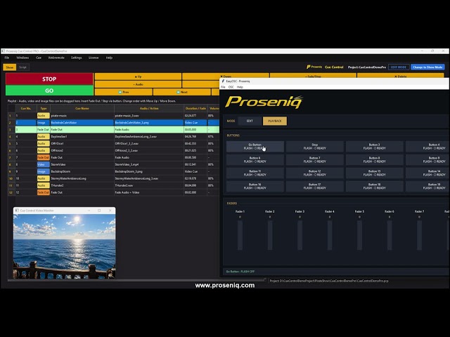 Proseniq Cue Control OSC Trigger