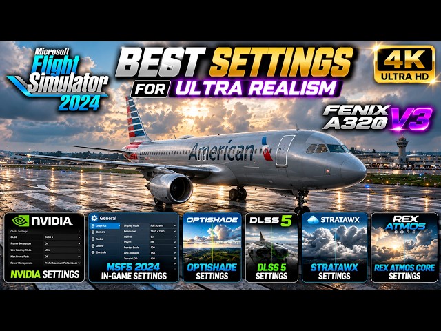 🔥 How I Make MSFS 2024 Look THIS REAL! | NVIDIA, DLSS 5, OptiShade & REX Atmos