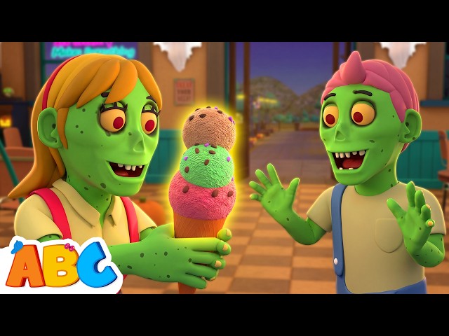 Funny Zombies Eating Yummy Ice Cream 🧟‍♂️ Spooky Halloween Songs By All Babies Channel