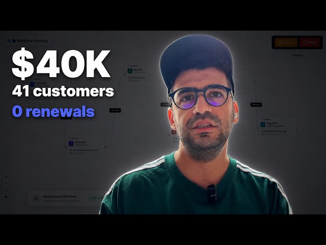 AI startup-a $40,000 xərclədim. 41 müştəriyə satdım. Sonra bağladım. (Episode 1)