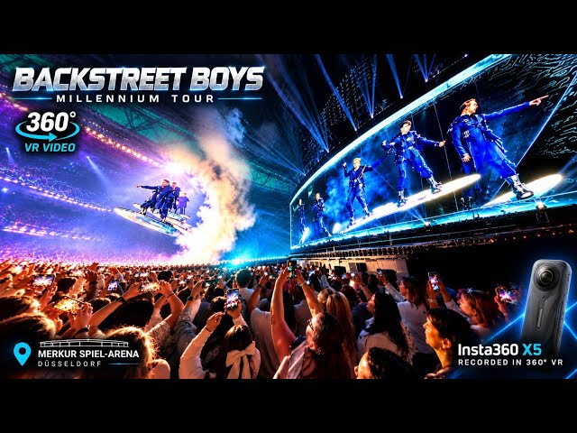 (360° Video)Backstreet Boys - Hoverboard Entrance - Larger Than Life 🎶| Düsseldorf 2026 