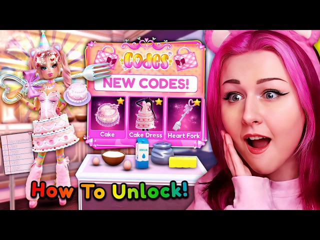 HOW To GET ALL 3 SECRET Items In CAKE QUEST w/ Hidden LOCATIONS & CODE! ROBLOX Dress to Impress