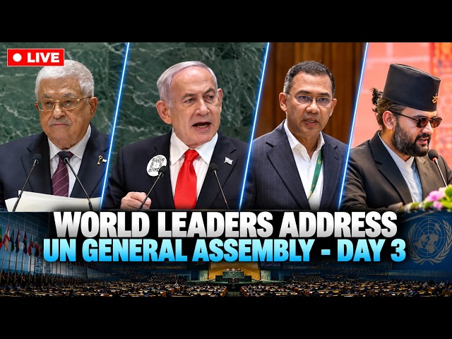 UNGA 2026 DAY 3 LIVE: Netanyahu & World Leaders Address UN General Assembly