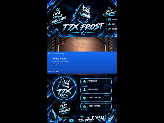 T7X Frost Live Stream