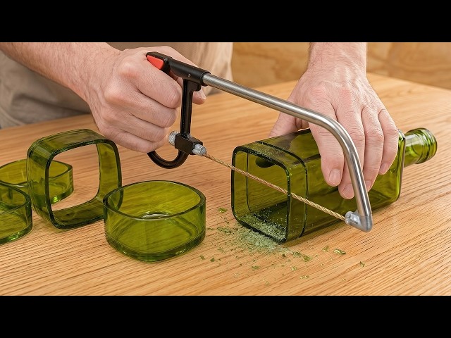 Amazing Technique for Cutting a Glass Bottle Without Cracking It! | A Genius DIY Trick