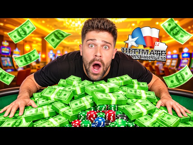 So many CRAZY HANDS playing Ultimate Texas Holdem