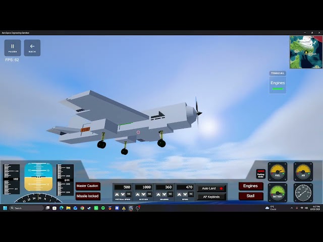 the new updates in aerospace engineering sandbox