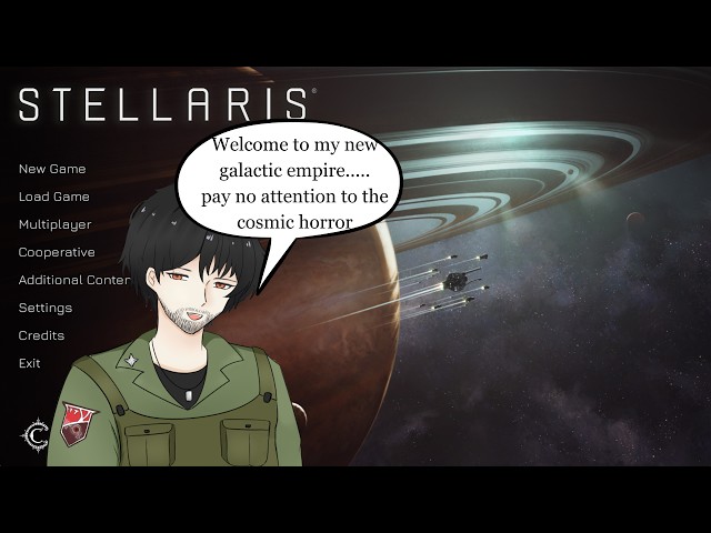 Forming a new galactic empire #pngtuber #vtuber #envtuber #stellaris #gaming #grandstrategy #space