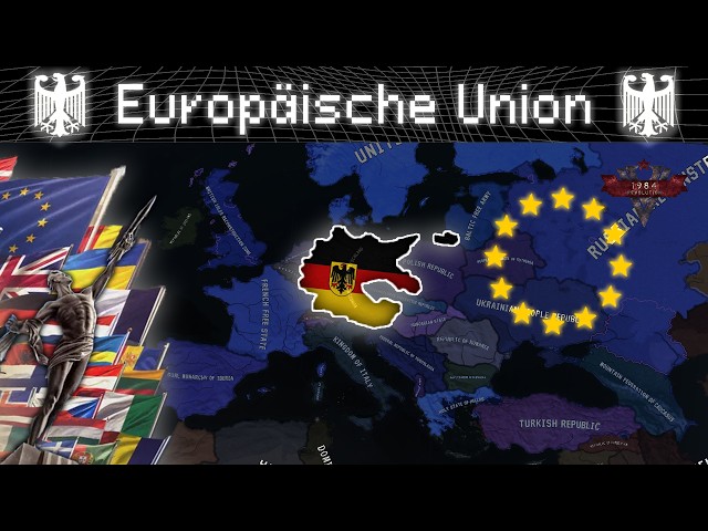 Democratizing Eurasia & forming the European Union as Germany | 1984 - Revolution [HOI4 - Timelapse]