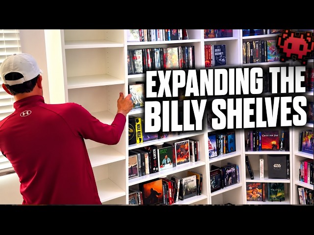 Adding 3 BILLY Bookcases to My Movie Collection