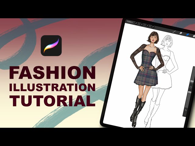 How to Create a Fashion Illustration in Procreate (Step-by-Step Procreate Tutorial)