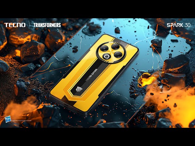 TECNO SPARK 30 Bumblebee Edition - An Exclusive Blend Of Power, Performance, and Style.