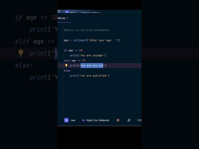Learn Python If/Else in Under 60 Seconds | Beginner Tutorial