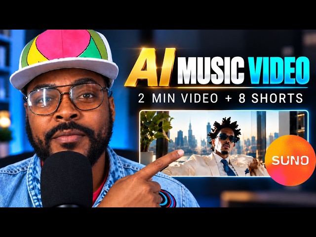 I Made a Full Suno AI Music Video in 3 MINUTES (Plus Shorts)
