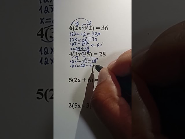 How to Solve Equations with Brackets Step-by-Step | Easy Algebra Lesson #mathstricks #maths 