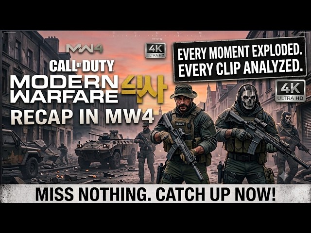 Recap in Call of Duty: Modern Warfare 4 [4K] Ultra Quality | Mr. Stormer | PC | Gameplay