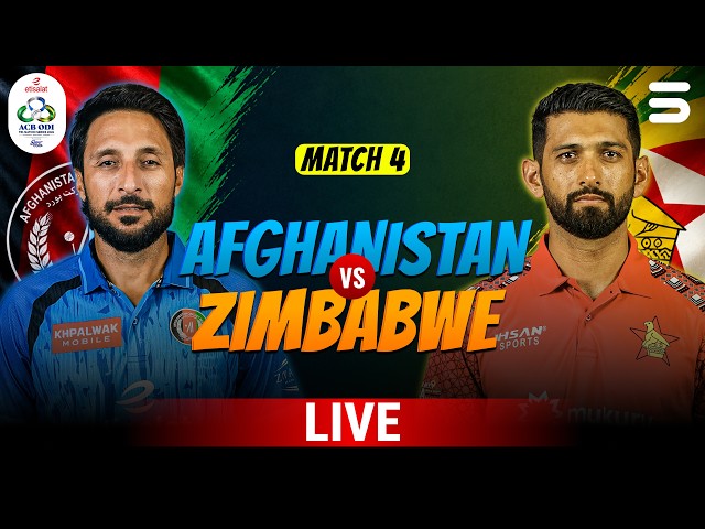 Live | Afghanistan vs Zimbabwe | Match 4 | Final Match | Afghanistan ODI Tri-Series 2026 | M9R1K